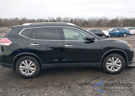 2015 Nissan Rogue Sv z USA, uszkodzony, nr VIN KNMAT2MT7FP582805
